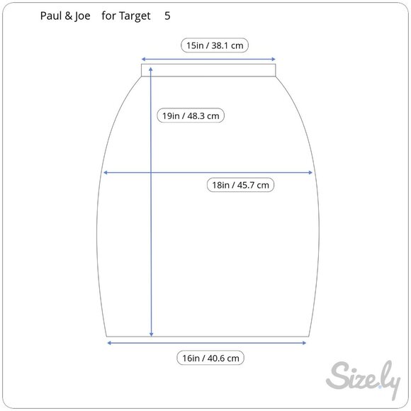 Paul & Joe for Target Blue Denim Short Skirt with Pockets Junior's Size 5 - Picture 7 of 7